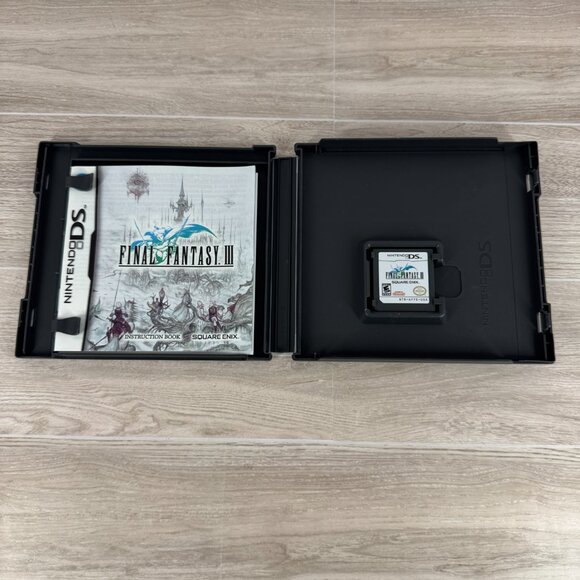 Final Fantasy III Nintendo DS 2006 Complete w/ Case Manual Tested - Picture 4 of 5